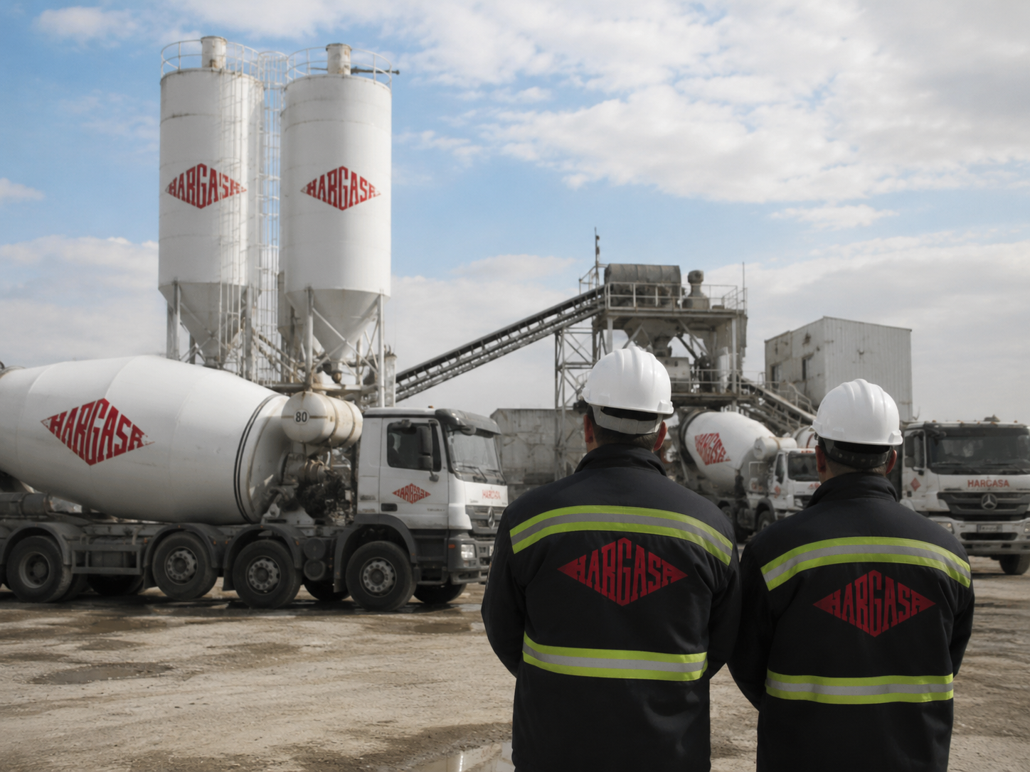 Planta y equipo profesional de Hormigones Arga